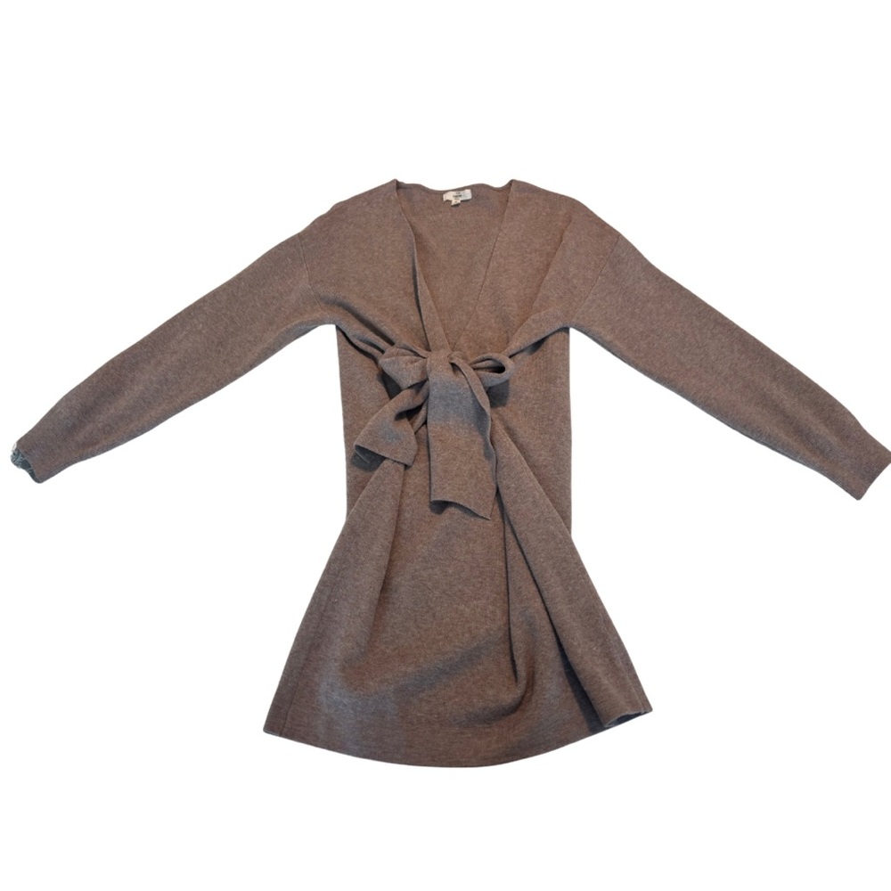 Entro Taupe Long Sleeve Dress